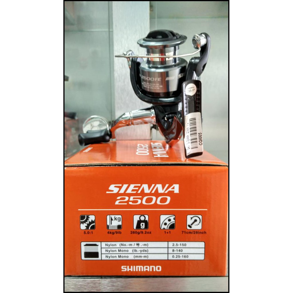 Sedia Reel Shimano Sienna 2500 Fe