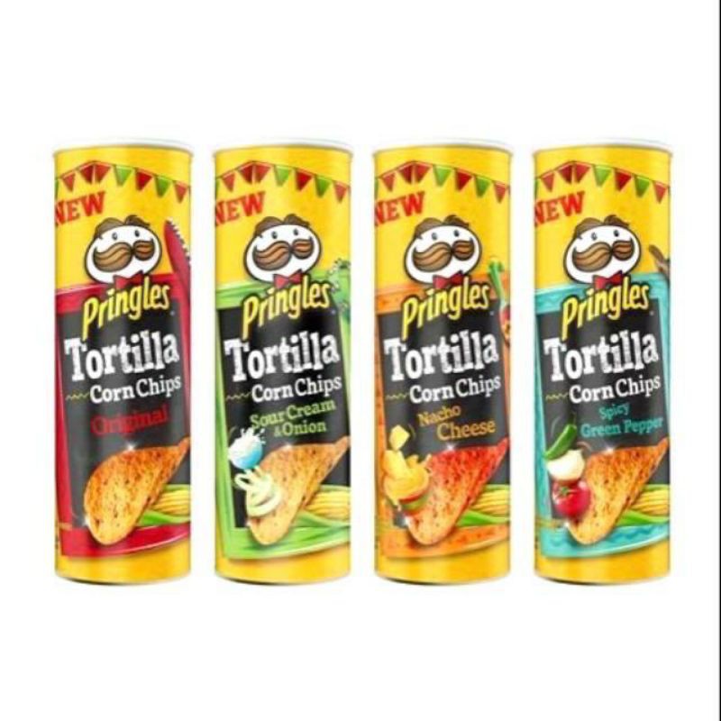 

(PO KOREA) PRINGLES TORTILLA CHIPS ALL VARIANT - BEST SELLER