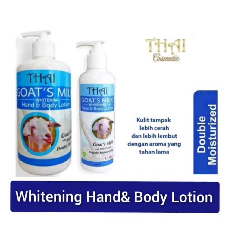 THAI GOAT'S MILK HAND &amp; BODY LOTION