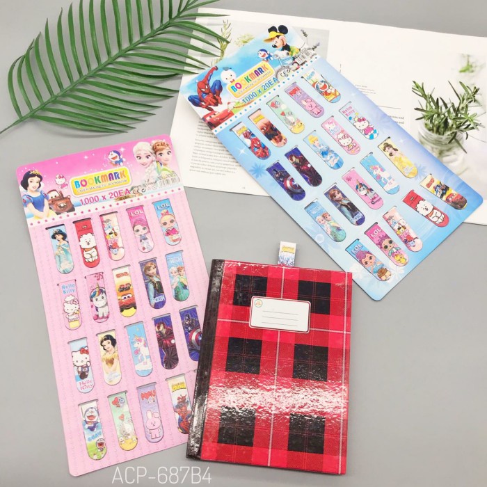 

Cuci Gudang Bookmark/ Pembatas Buku Karakter Bergaransi