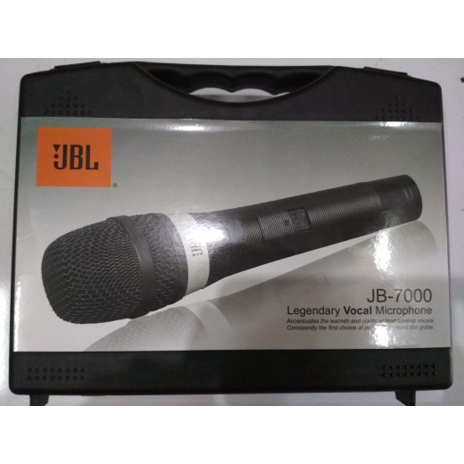 JBL legendaris vocal microphone JB-7000 -Bodi Besi plus koper -suara mantap