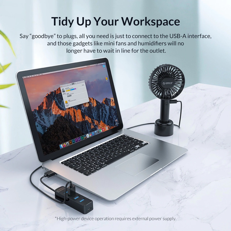 ORICO TWC3-4A USB-C To HUB 4 Port USB 3.0