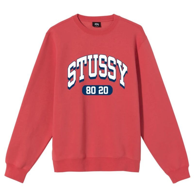 (S - 6XL) Crewneck STUSSY 80 20 OVERSIZE Sweatshirt Sweater STuSSY Tumblr Unisex BIGSIZE JUMBO XXL XXXL XXXXL 3L 4XL 5L 6L