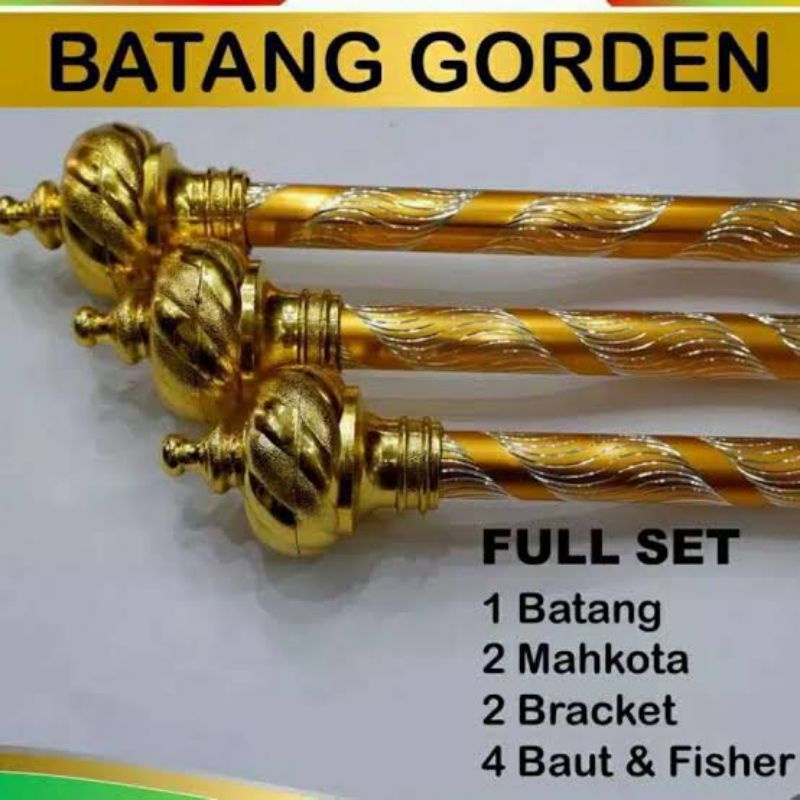 batang gorden besi rollet jendela batang hordeng besi gordeng
