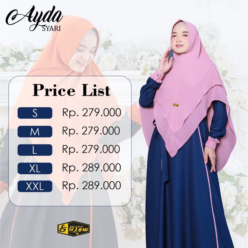 Khimar Only Ayda Syar'i Glow Exclusive