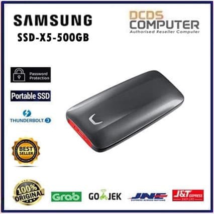 JOM0175 Samsung X5 Portable SSD 500GB Thunderbolt 3 External SSD