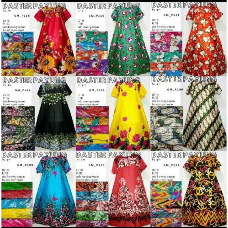 daster payung/ daster wanita / baju tidur/ daster batik