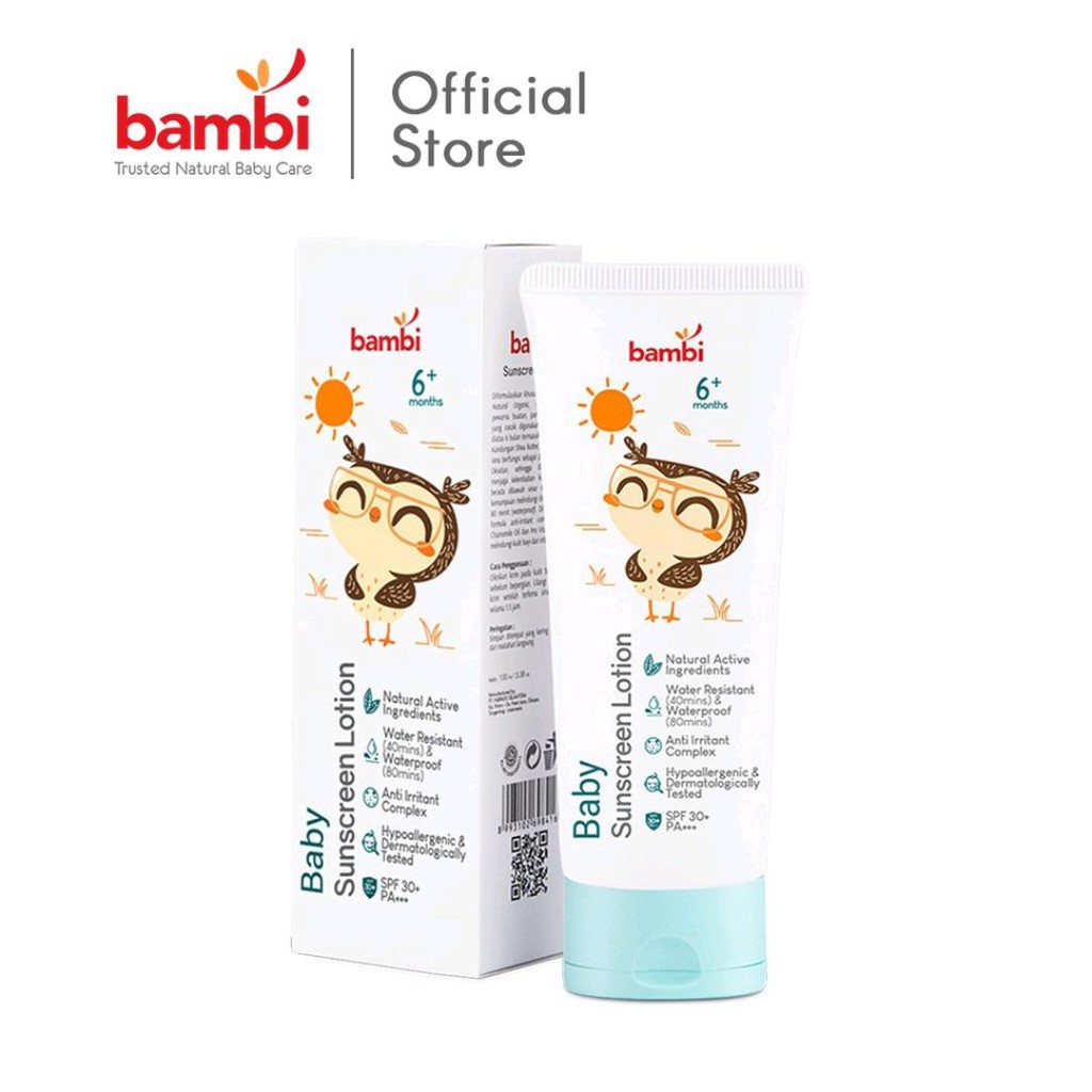 BAMBI BABY SUNSCREEN LOTION 100ML / BAMBI