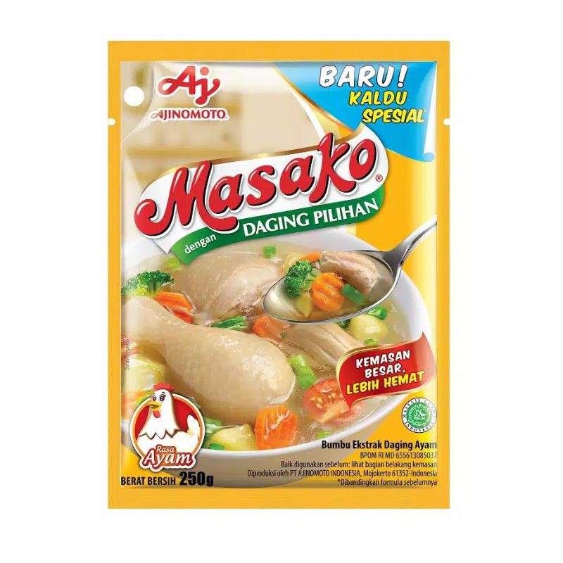 Jual Masako Kaldu Ayam 250 Gr Shopee Indonesia