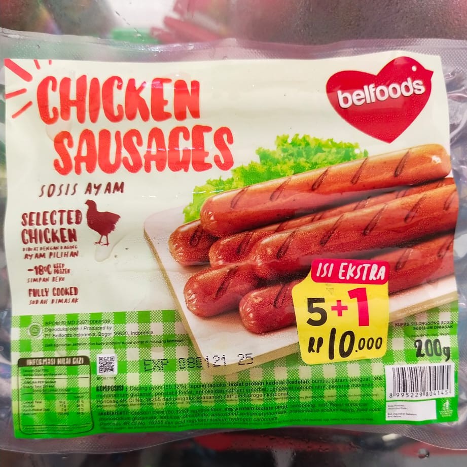 

sosis sausage ayam 200 gr