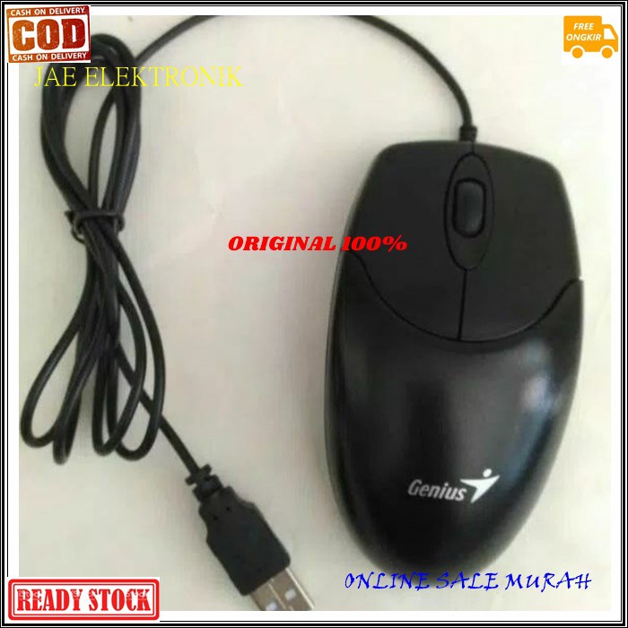 G508 GENIUS MOUSE USB KABEL ORIGINAL G508 WIRED CABLE OPTIKAL UNIVERSAL MULTI FUNGSI G508   cable 1.8 USB  Mouse Genius Net Scroll  Spesifikasi:  - Barang Baru 100% - Laser optik warna merah - Resolusi 800 dpi - Konektifitas USB, wired/kabel - OS support