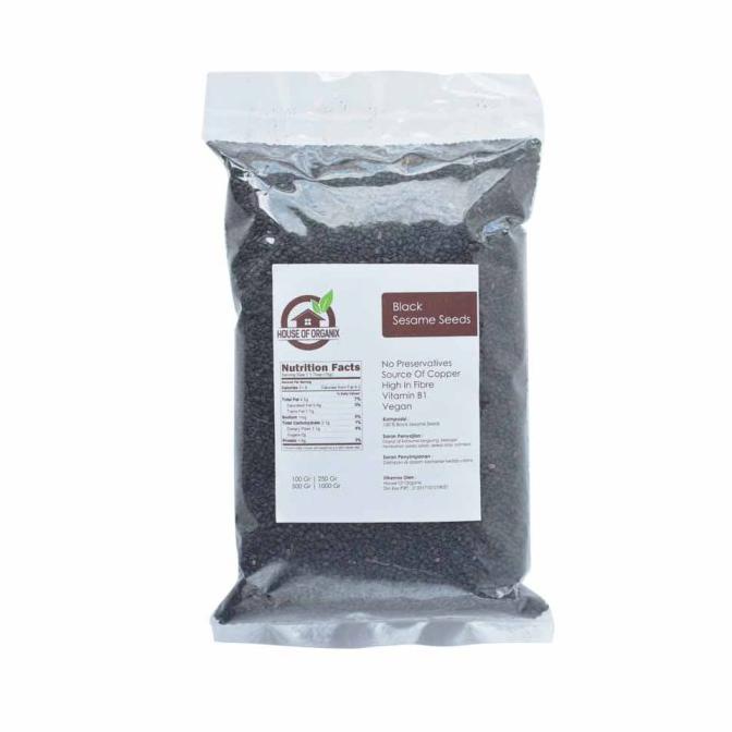 

Promo Awal tahun Black Sesame Seeds (biji wijen hitam) 1000gr Diskon