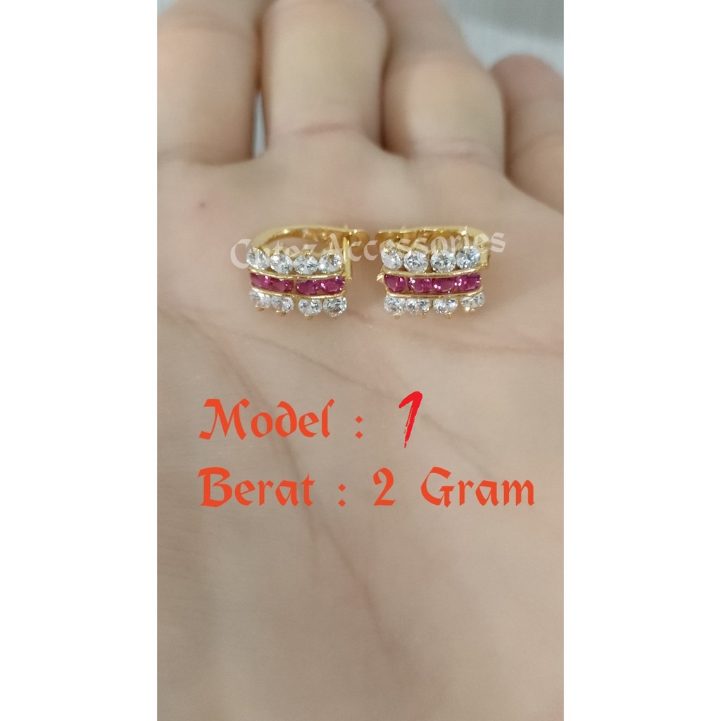 Anting Dewasa 2 Gram Emas Muda
