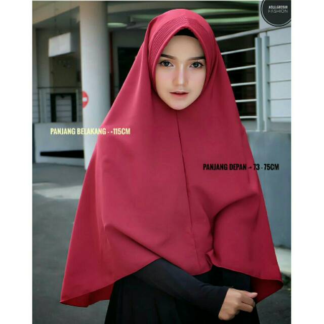 Khimar wolfis jumbo