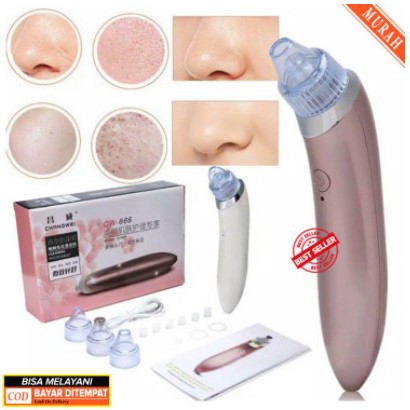 CW-666 Alat Perawatan Wajah Untuk Penyedot Pembersih Komedo /Blackhead