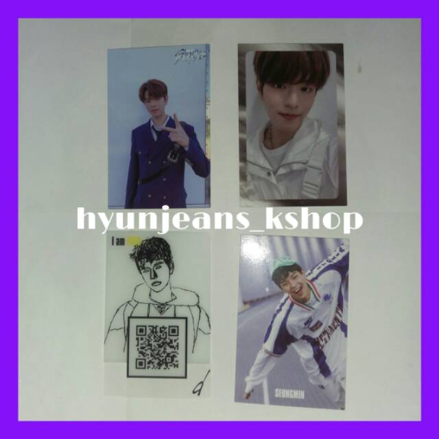 SEUNGMIN - Official Photocard KIM SEUNGMIN STRAY KIDS PC