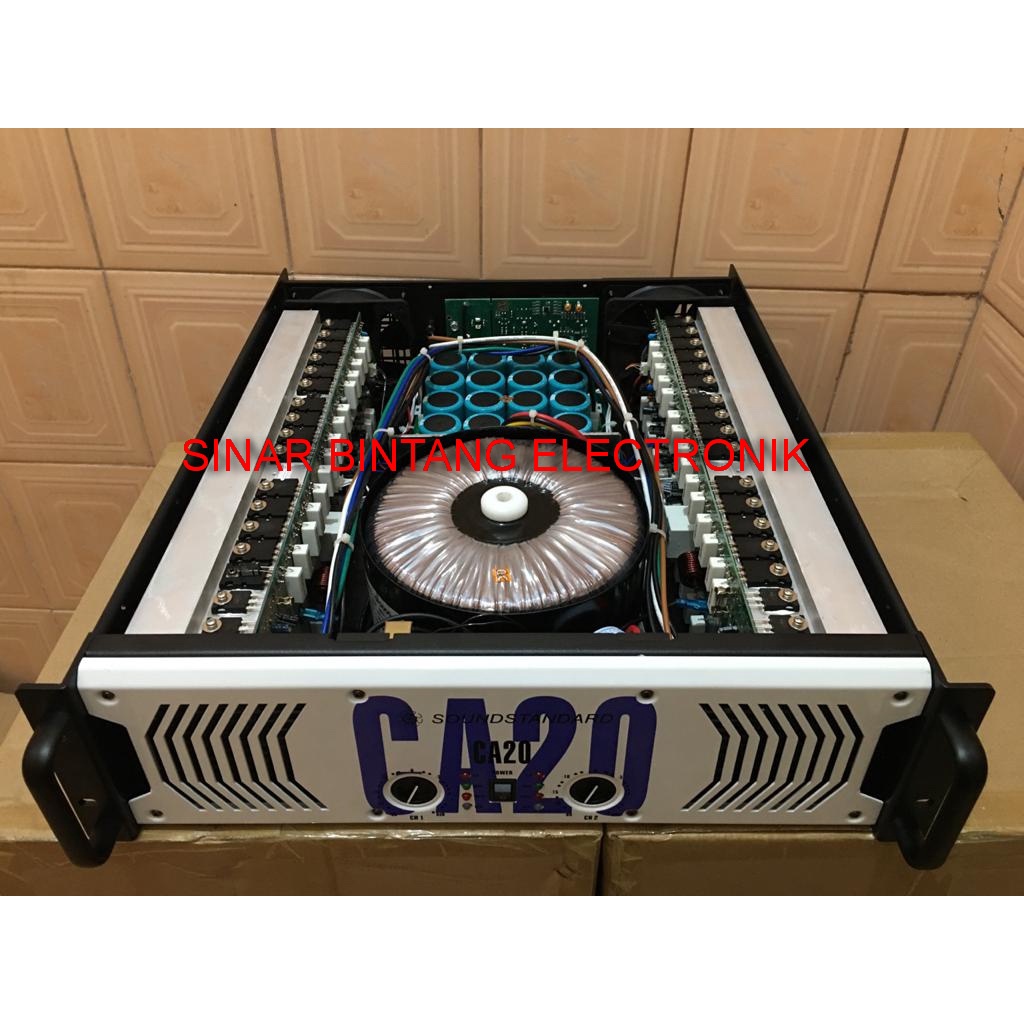 POWER AMPLI SOUNDSTANDARD CA20 SOUNDSTANDARD CA 20 MODEL TERBARU