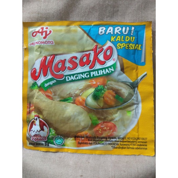 

MASAKO KALDU SPESIAL RASA AYAM 9 G