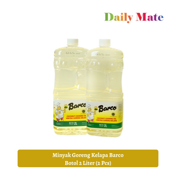 

Paket Hemat Minyak Kelapa Barco Botol 2 liter (2pcs)