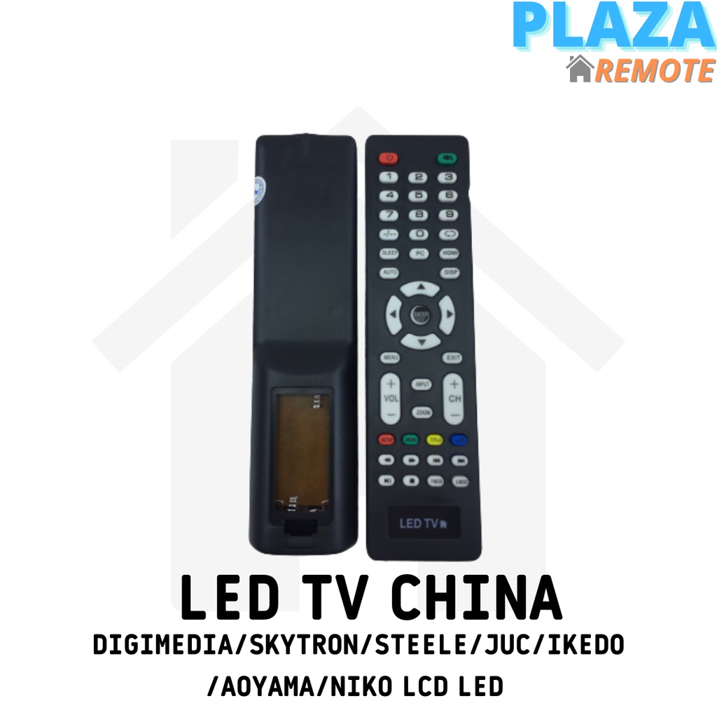 Remot / REMOTE LED TV CHINA /DIGIMEDIA/SKYTRON/STEELE/JUC/IKEDO/AOYAMA LCD LED / ecer dan grosir
