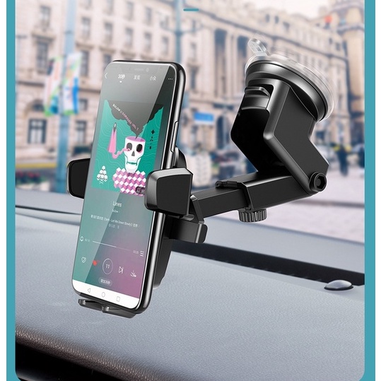 Car Phone Holder HP Mobil Suction Dashboard Kaca Universal