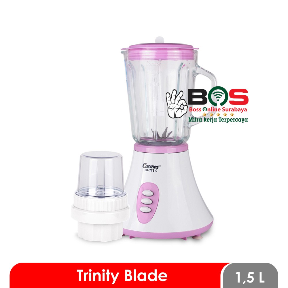 Cosmos Blender Jus Penghancur Es 1,5 LIter CB-721G Cosmos CB 721 G