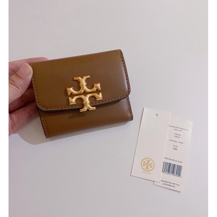 Preloved Tory Burch Eleanor Compact Wallet Moose