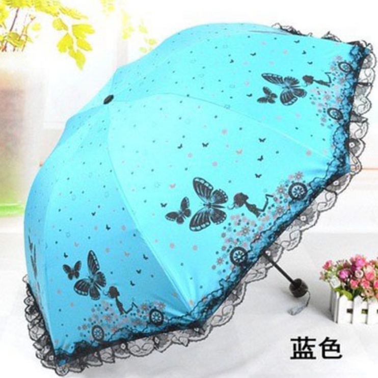 Payung motif Kupu kupu Princess Umbrella Butterfly Series