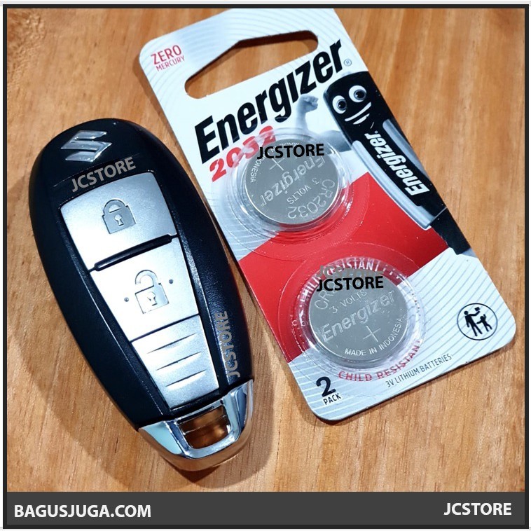 Baterai Kunci Suzuki CR2032 Remote Swift Baleno Ignis S-Cross Remote