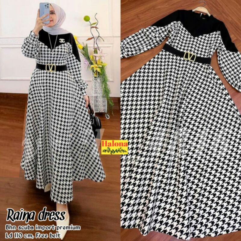 Raina dress by halona/baju ori solo