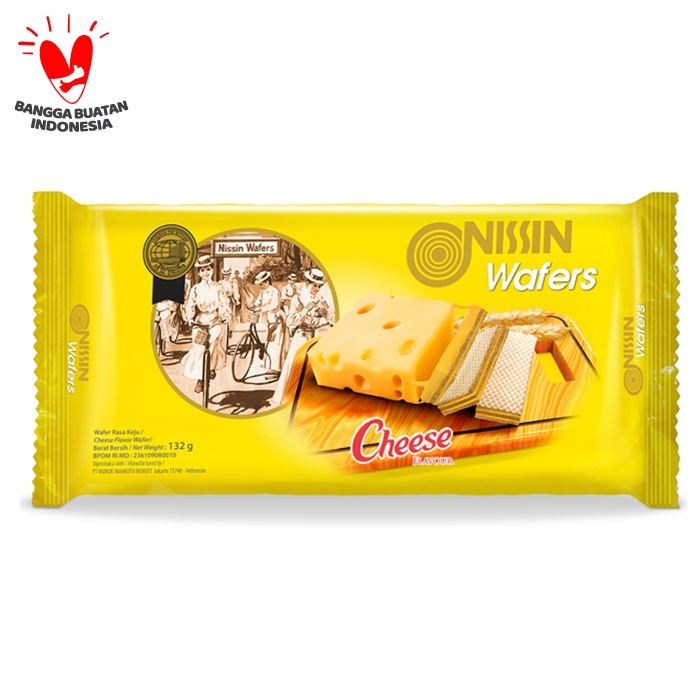 

504ekh Nissin Wafers Cheese 132Gr 6J