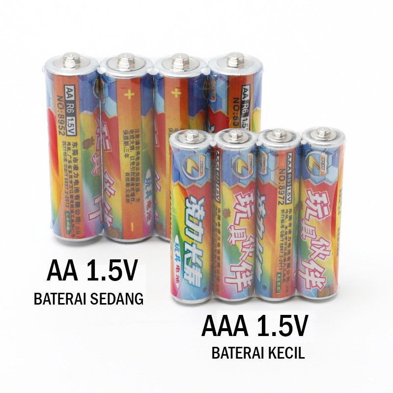 Baterai Sedang AA &amp; AAA Batre Kecil 1,5V