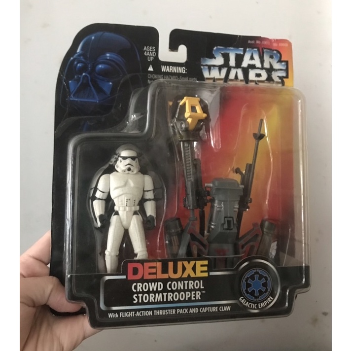 kenner hasbro star wars deluxe crowd control stormtrooper figure set