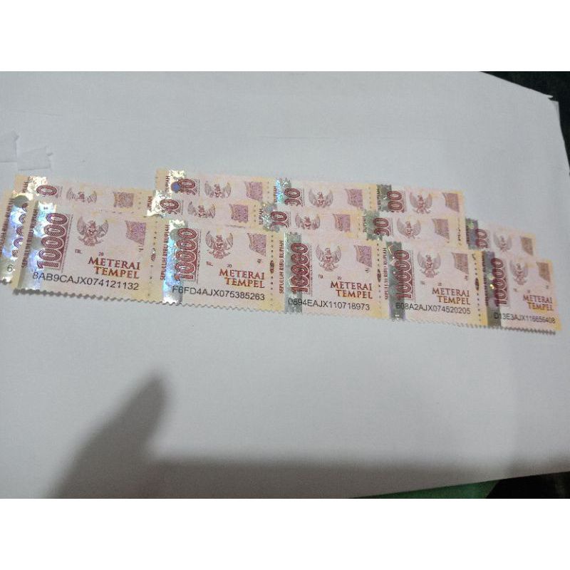 

Materai | Materai 3,6,10 Asli
