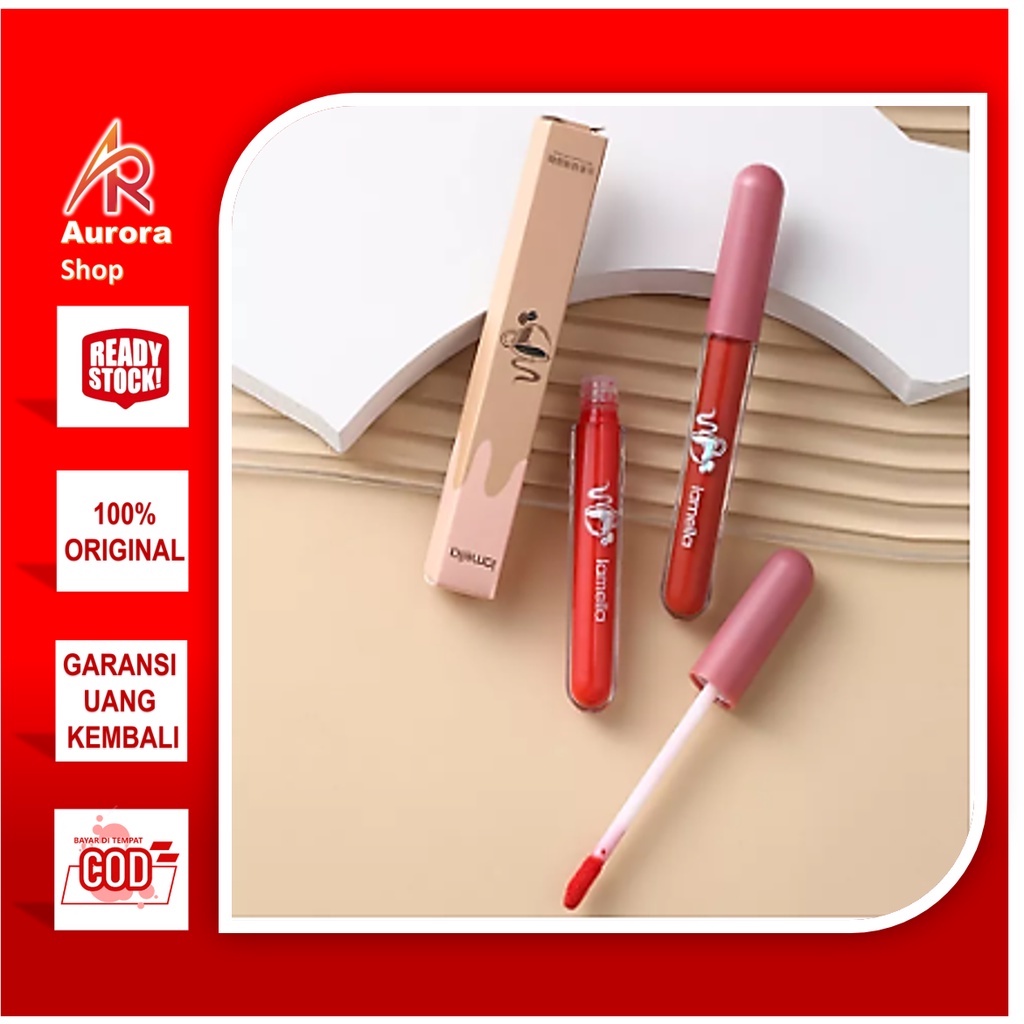 Lameila Lip Glaze Matte Lipstick Anti Air Velpet Lip Gloss By Aurora 1041