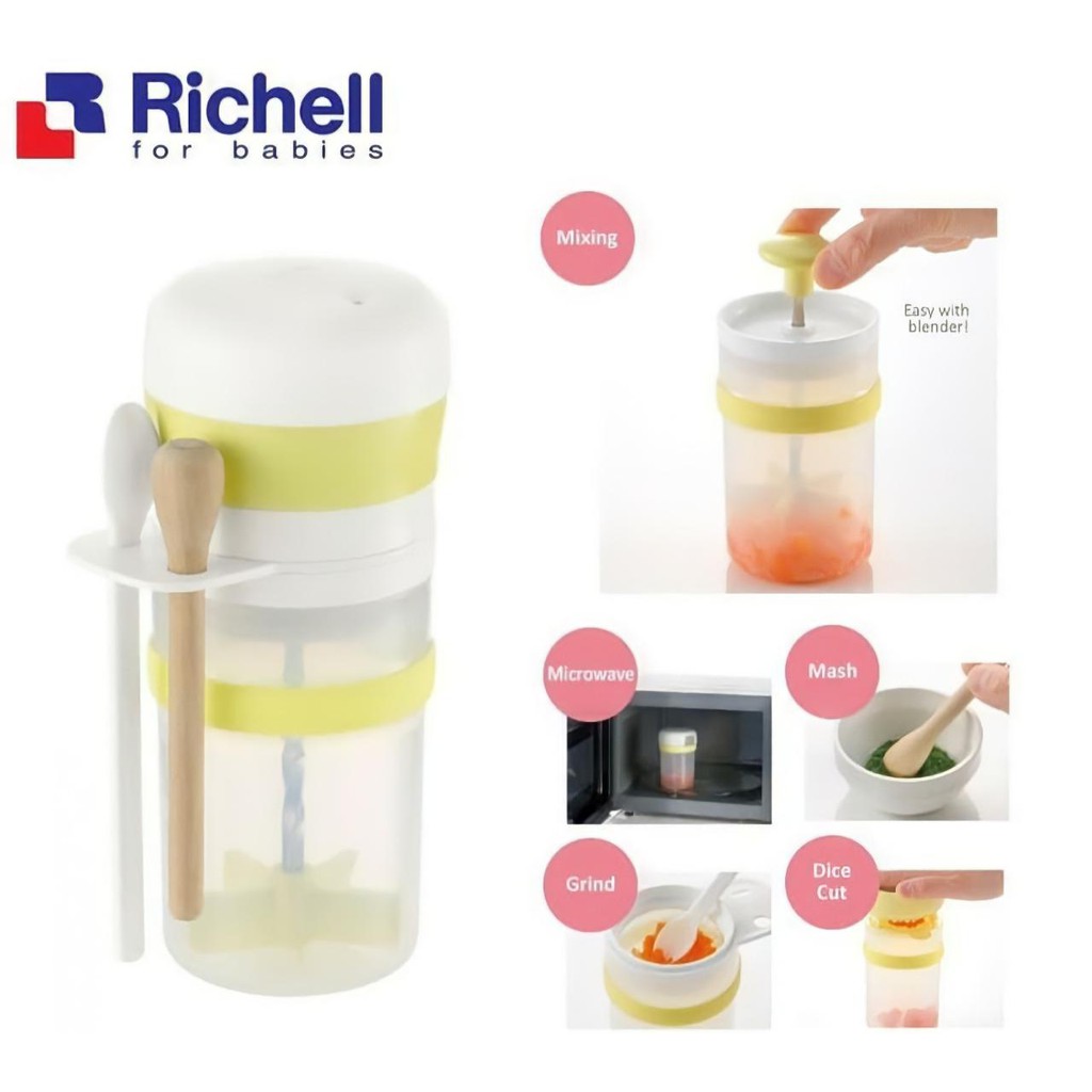 Richell Time Saver Easy Weaning Food Maker - Pengolah Makanan Bayi