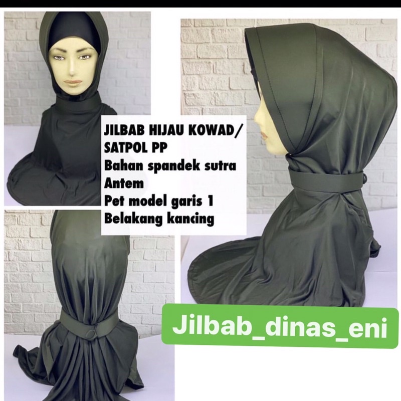JILBAB HIJAU KOWAD/ SATPOLPP