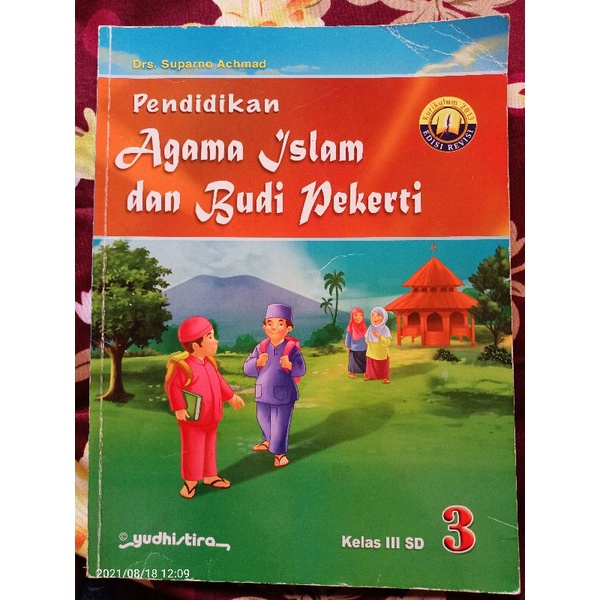 buku pendidikan agama Islam dan Budi pekerti SD kelas 3 Yudhistira