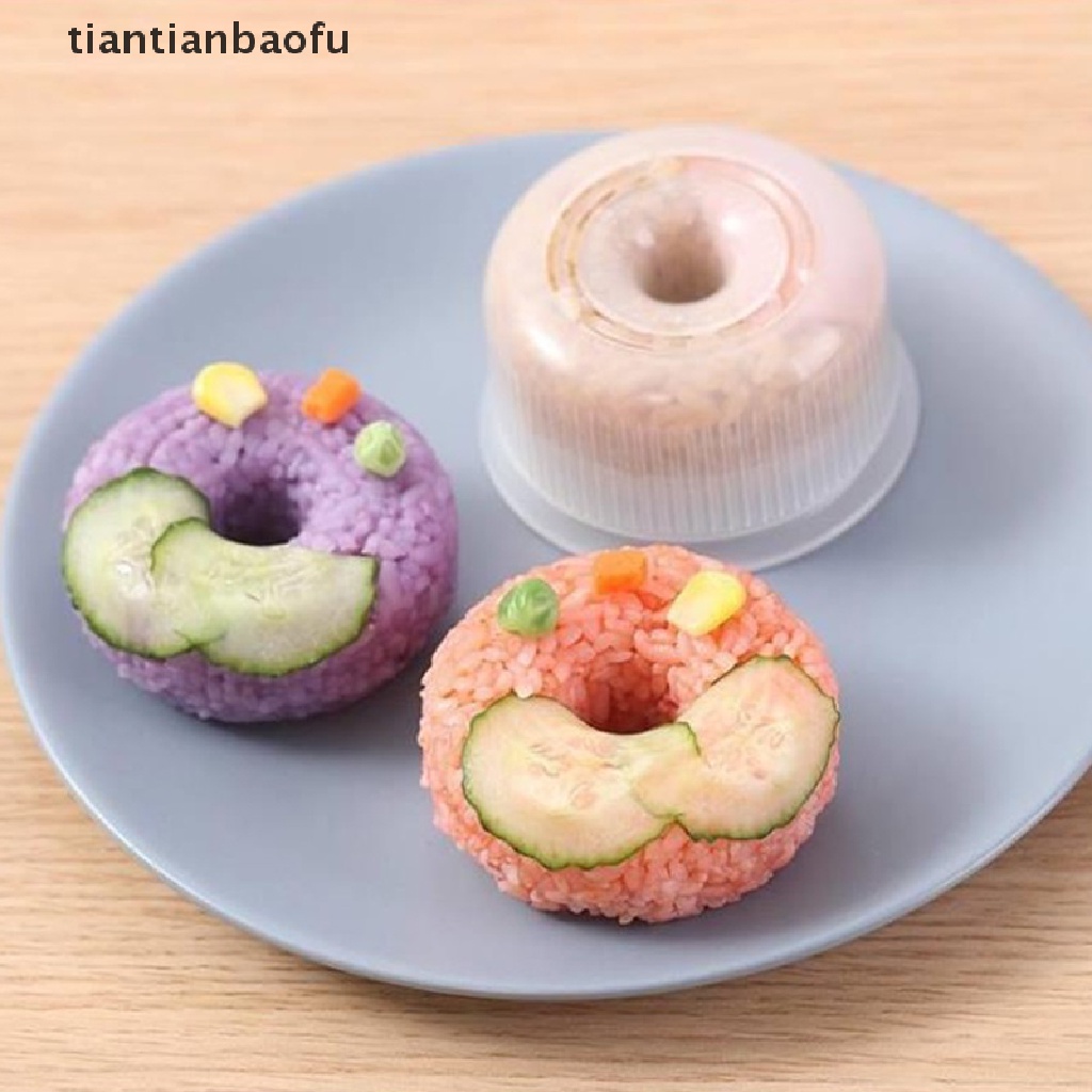 2 Pcs Cetakan Pembuat Bola Nasi Sushi Donat Kreatif Anti Lengket Untuk Rumah