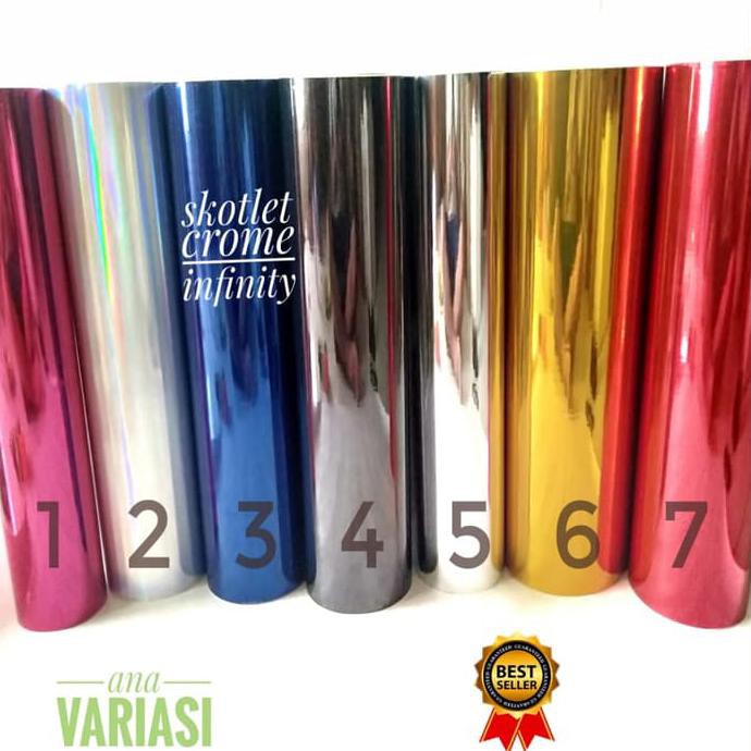 Stiker Skotlet Motor Mobil Chrome Skotlet Chrome Merk Infinity