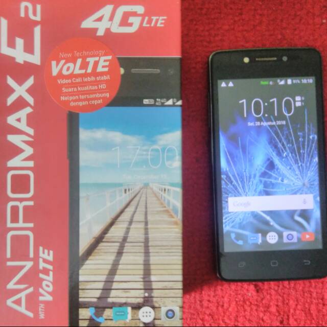 Hp second andromax e2 4G LTE with voltre free softcase