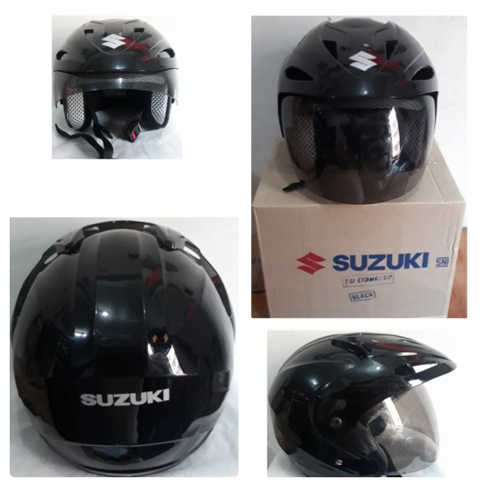 Helm Half Face Original Standar Suzuki Satria Fu 150 Sni Termurah
