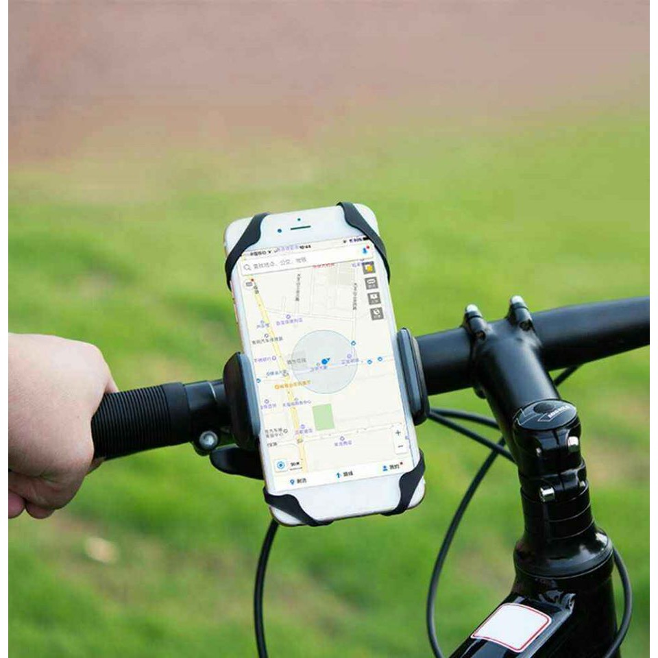 Holder HP Sepeda Holder Smarthphone Bersepeda Kuat dan Kokoh Cocok Untuk Sepeda Gunung MTB Lipat