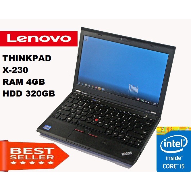 Promo Super Murah Laptop Lenovo ThinkPad X220 / X230 / X240 / E47 / E49 / RAM 4GB  HDD 320-500GB