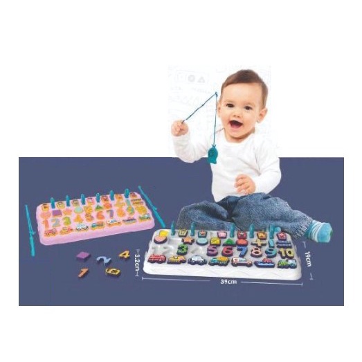 Mainan Anak FISHING EARLY EDUCATION BOARD Puzzle Pancing Anak Fishing