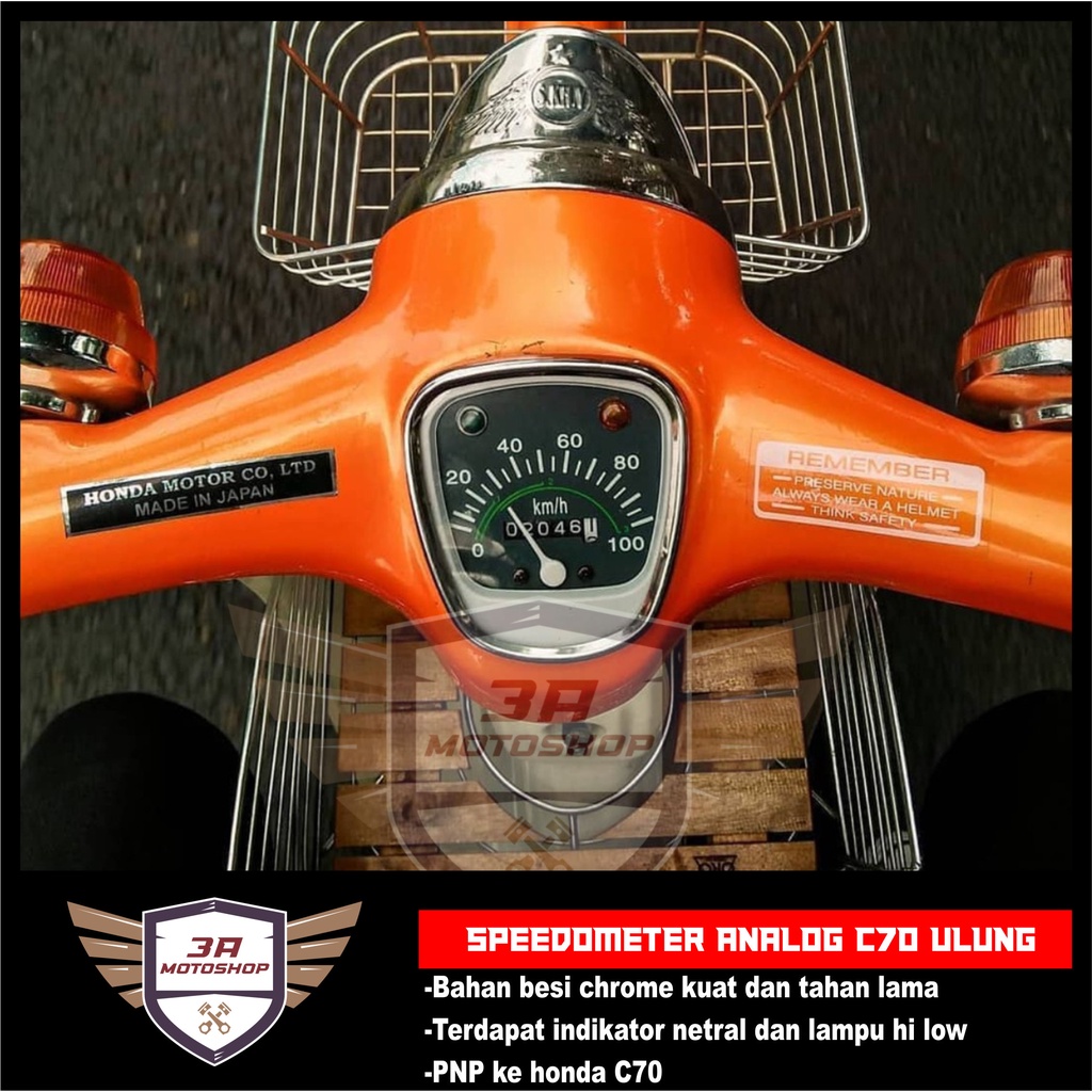 Speedometer motor klasik honda C70 Olong