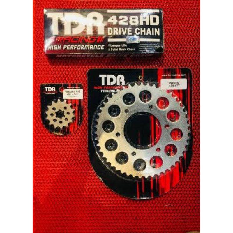 Paket Gear Set TDR Vixion / R15 / Byson / Mx king
