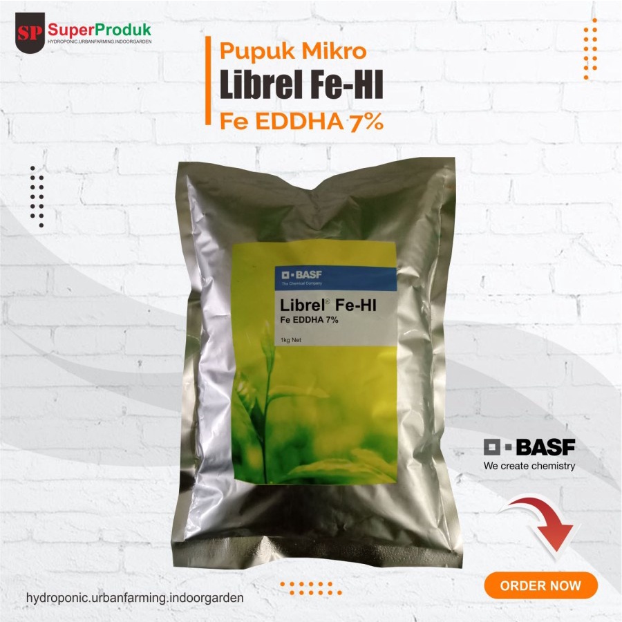 Pupuk Mikro Fe Eddha BASF 1kg Librel Fe Hi