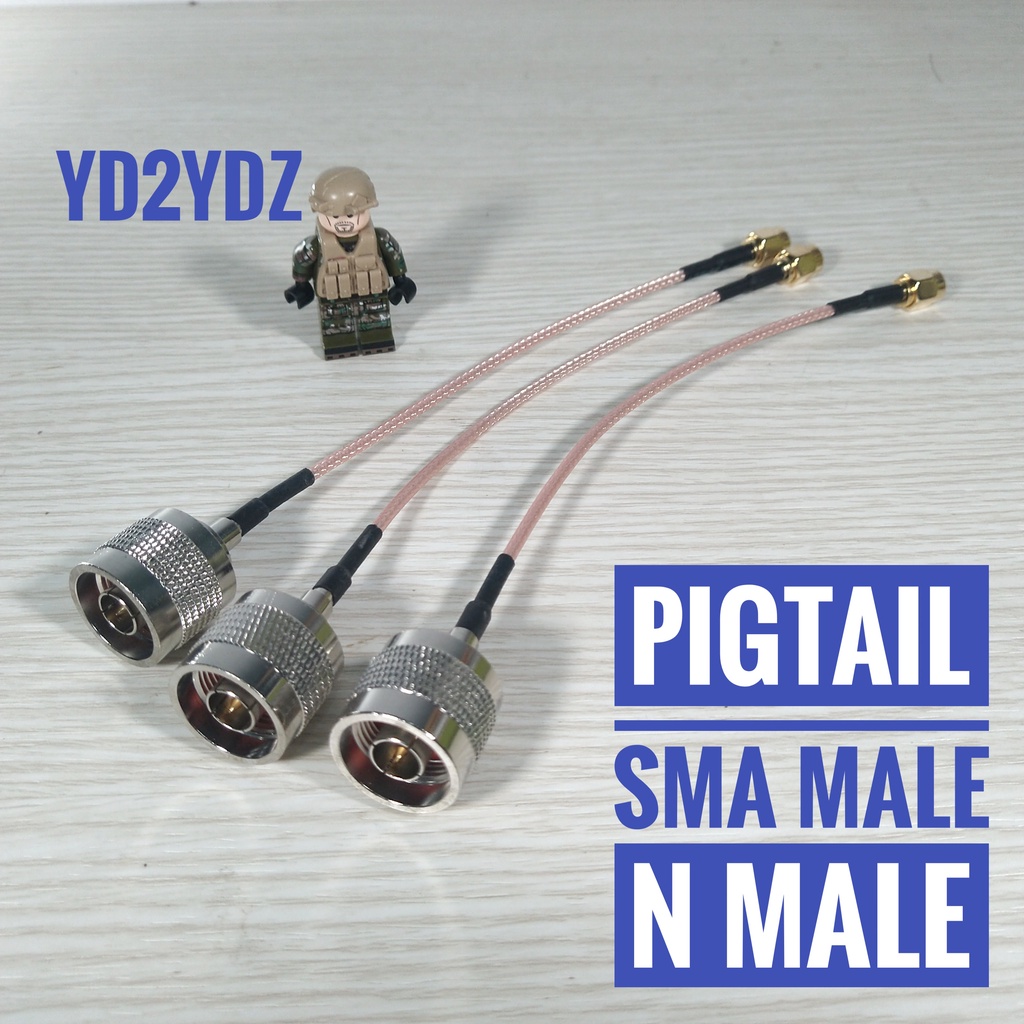 kabel pigtail sma male to n male konektor rg316 15cm jumper wifi mifi rf modem sambungan ht antenna nanovna vna rg-316 analyzer coaxial coax antena luar extension connector