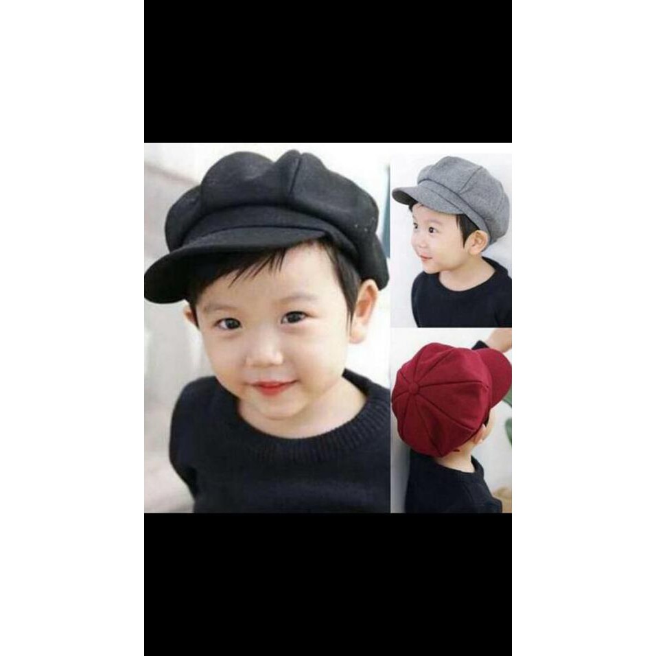 Cuci Gudang Topi Anak Apolo Mario Bros Newsboy Hat Kids